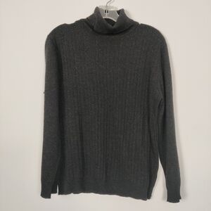 Andre Christian Women's Turtleneck Cable Knit 100% Cashmere Sweater Size Medium